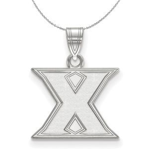 Sterling Silver Xavier U. Small Initial X Necklace - 20 Inch